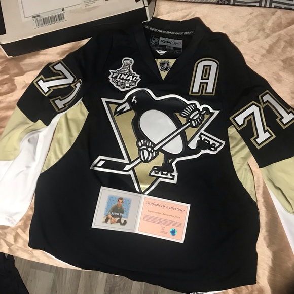 2009 Stanley cup champions signed jersey Evgeni Malkin 24/40 n set of rings 2014 - Picture 11 of 15